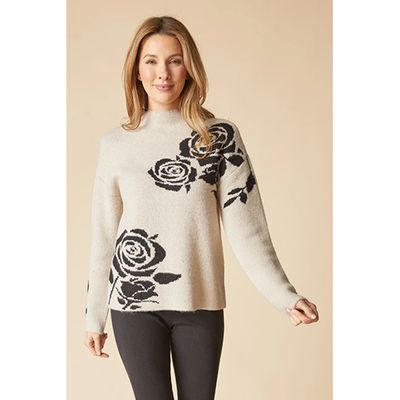 Habitat Floral Foliage Pullover Sweater, Women's