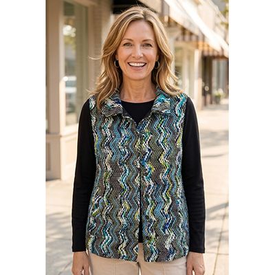 Habitat Tapestry Weave Lean Look Vest, Women's