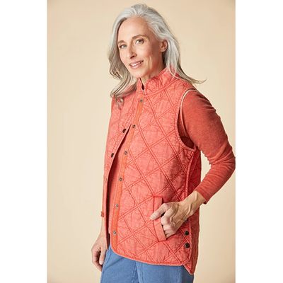 Habitat Washed Quilted Windjammer Vest, Women's