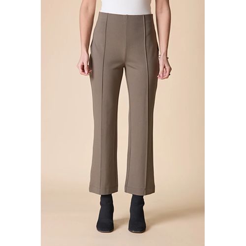 Habitat Luxe Ponte Kickflare Pant, Women's, Color: Umber, Size: XS
