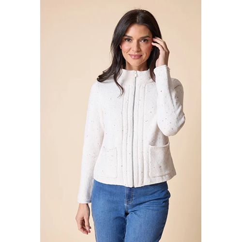 Habitat Harvest Tweed Birchwood Cardi, Women's, Color: Winter White, Size: Small