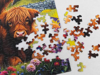 Springbok Puzzle - Highland Cows 500 Piece