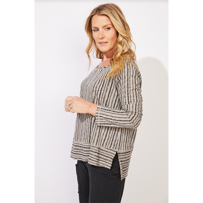 Escape Canyon Stripe Easy Tee, Women's
