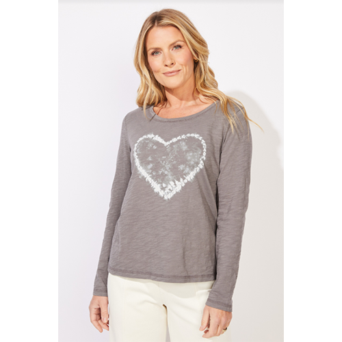 Escape Destination Perfect Layer Tee, Craft Heart, Women's, Color: Volcano, Size: XS