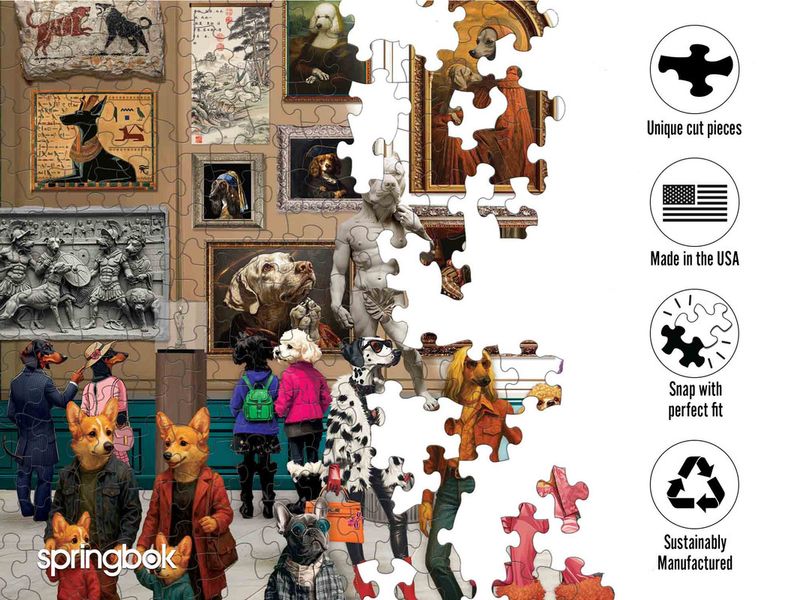 Springbok Puzzle - Paws &amp; Portraits 1000 Piece