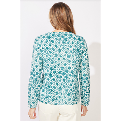 Escape Hand Dyed Diamonds Perfect Layer Tee, Women's