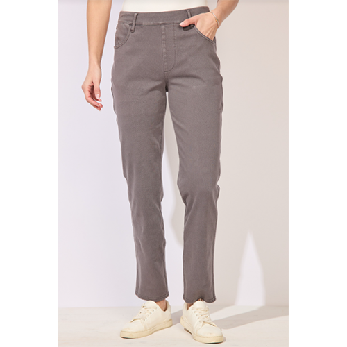 Escape Comfort Knit Denim Straight Leg Jean, Women's, Color: Volcano, Size: XS