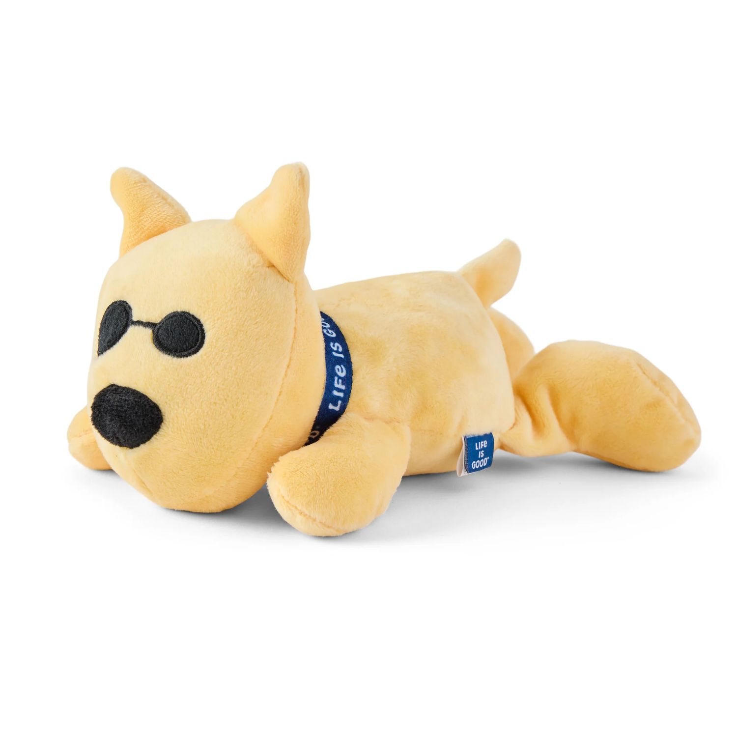 Life is Good Rocket Plush Dog Toy, Color: Yellow, Size: OS