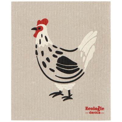 Swedish Dishcloth - Chicken (Tan)