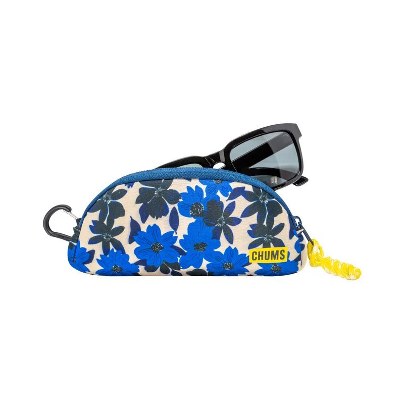 Shade Shelter LTD Sunglasses Case, Color: Blue Floral