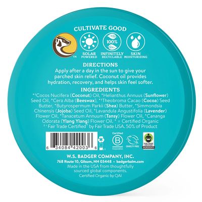 Badger Coconut After Sun Balm 2oz