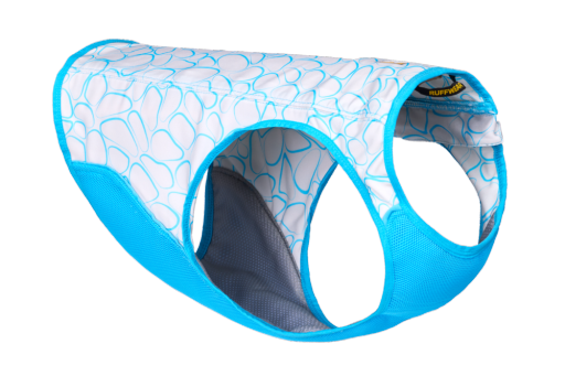 Ruffwear Swamp Cooler Zip™ Dog Vest, Color: Biolumin Blue, Size: XXSmall