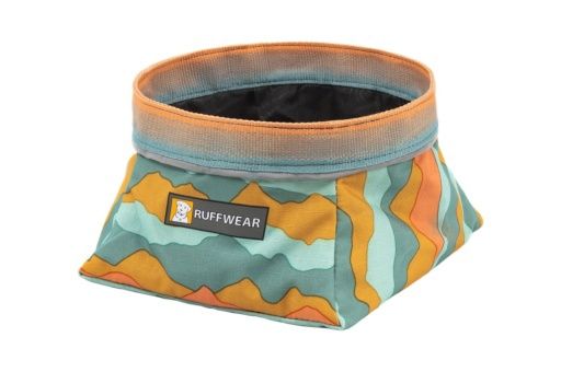 Ruffwear Quencher™ Dog Bowl, Color: Spring Mountains