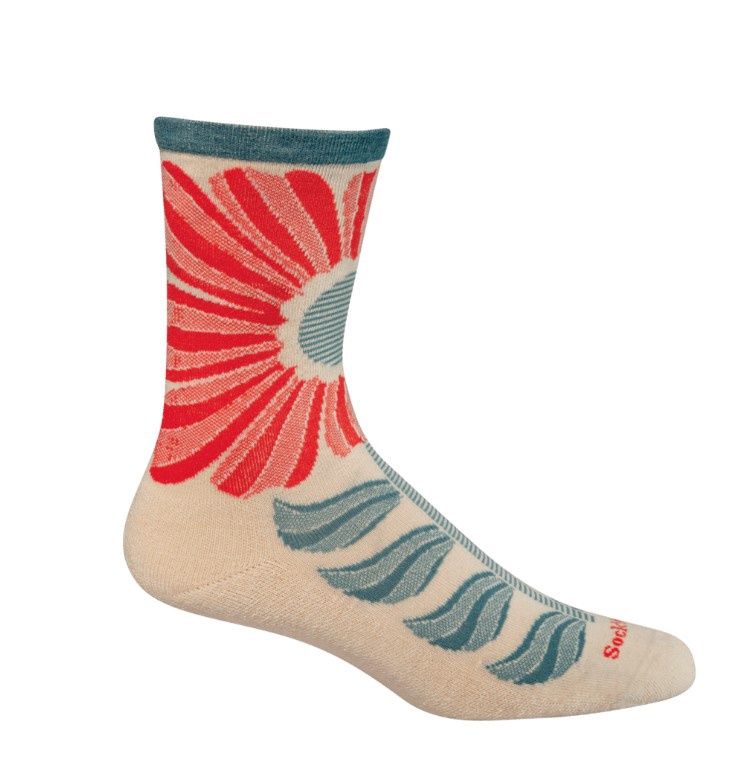 Women's Burst | Everyday Socks, Color: Natural, Size: SM/MD