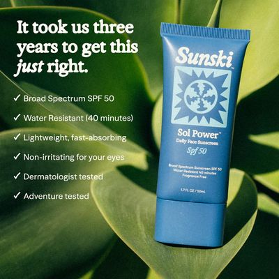 Sunski Sol Power SPF 50 Daily Face Sunscreen 50ml