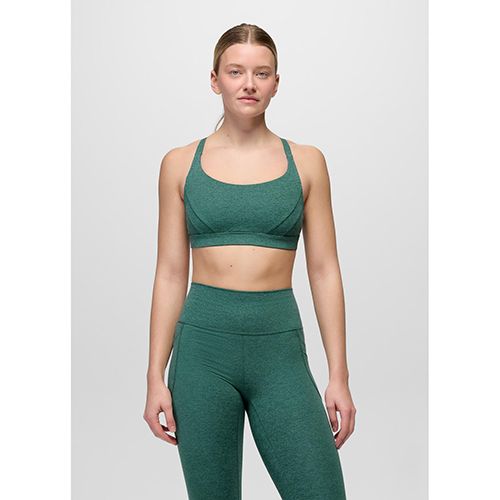 prAna Heavana Everyday Bra, Women's, Color: Coast Heather, Size: Medium