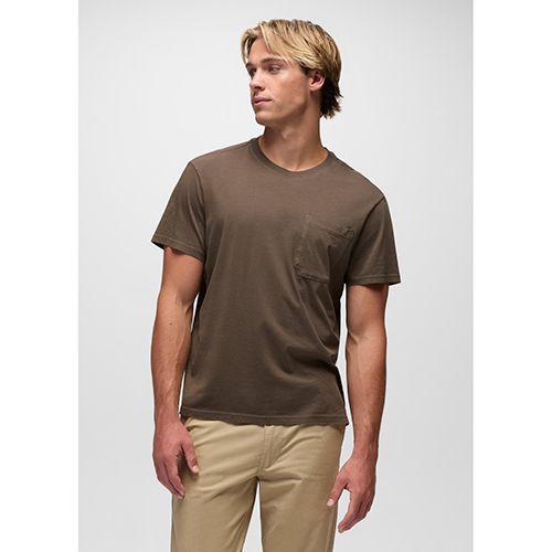 prAna Everyday Pocket Short Sleeve Tee, Men's, Color: Mud, Size: Small