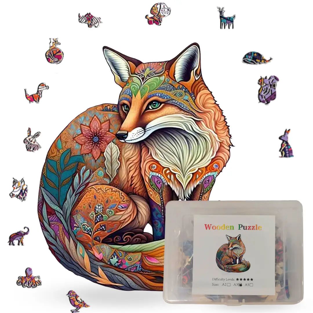 Crafthub Wooden Puzzle, Large - Sly Fox