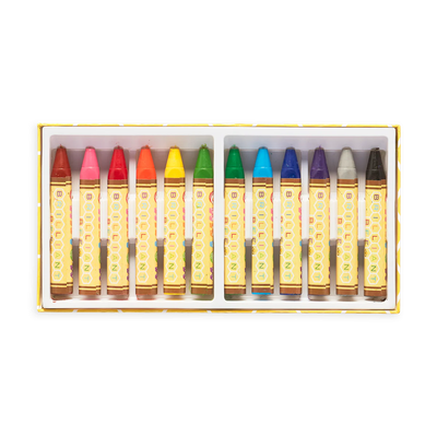 Ooly Brilliant Bee Crayons 12-pack