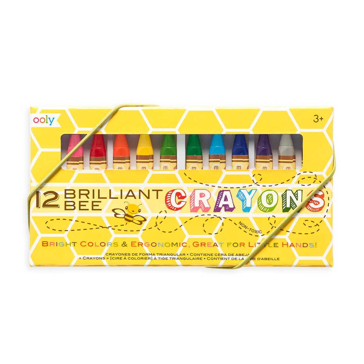 Ooly Brilliant Bee Crayons 12-pack
