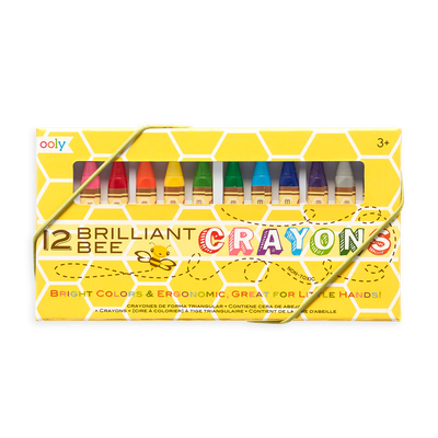 Ooly Brilliant Bee Crayons 12-pack