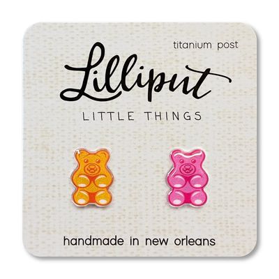 Lilliput Gummy Bear Post Earrings