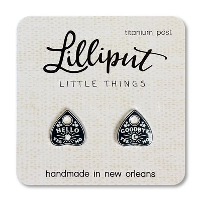 Lilliput Spooky Planchette Post Earrings