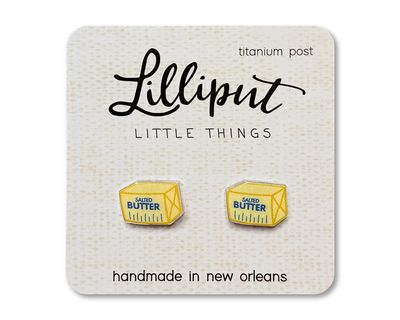 Lilliput Butter Post Earrings