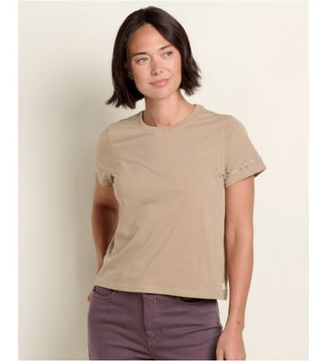 Toad&amp;Co Women's Re-Form Embroidered Crew Tee