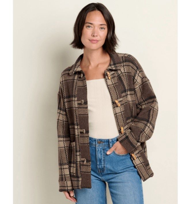 Toad&amp;Co Kennicott Women's Car Coat, Color: Earth Pattern, Size: XS