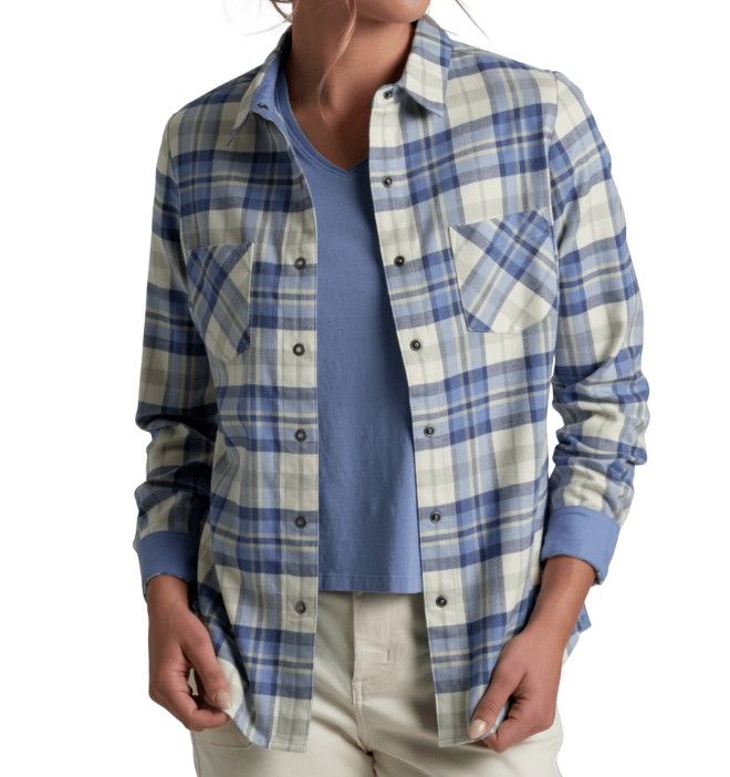 Kuhl Women's Darcy Flannel, Color: Riverside, Size: Medium