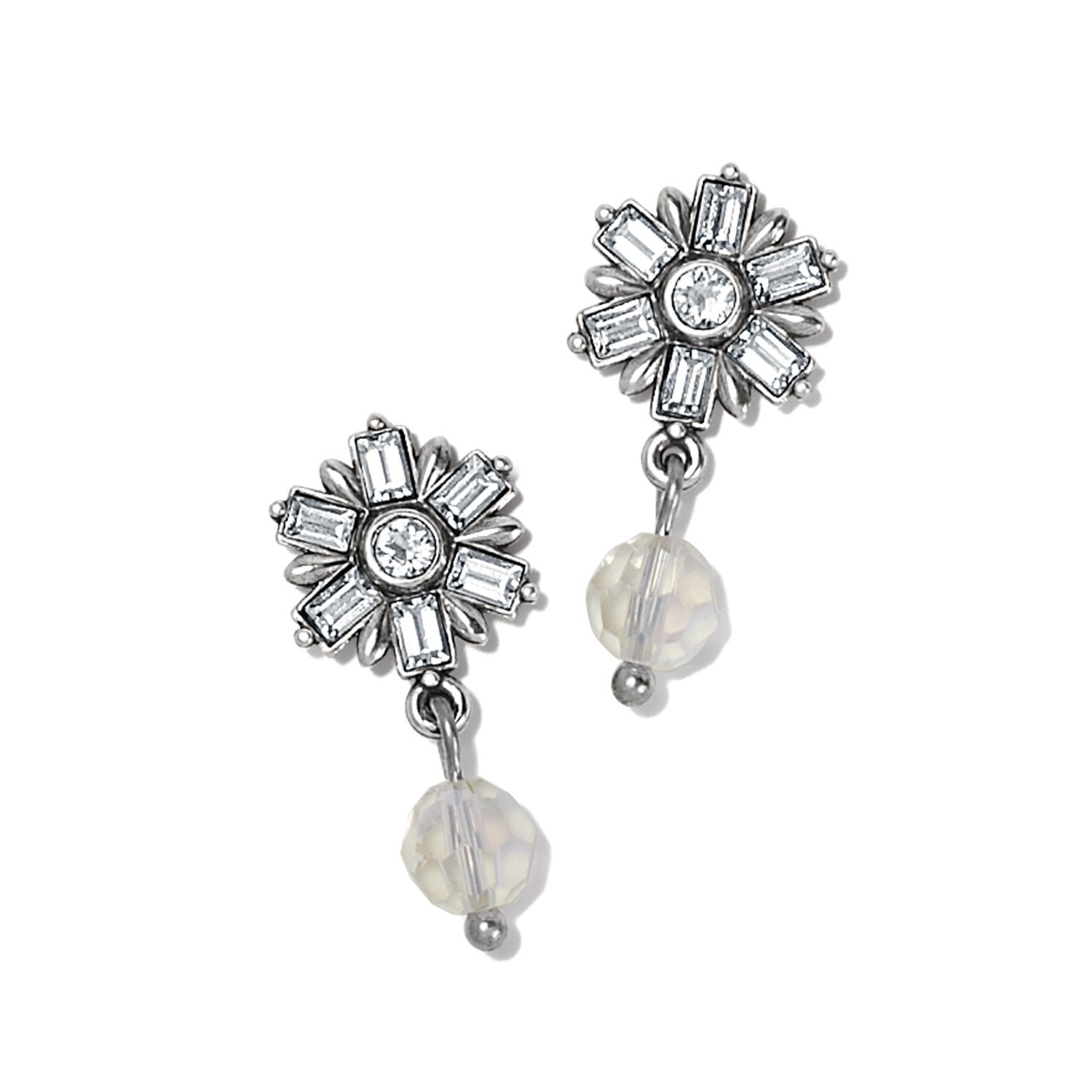 Winter's Miracle Post Drop Earrings, Color: Silver