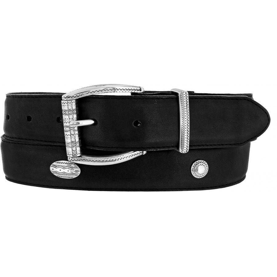 Brighton Rainer Roller Casual Belt, Color: Black, Size: Medium