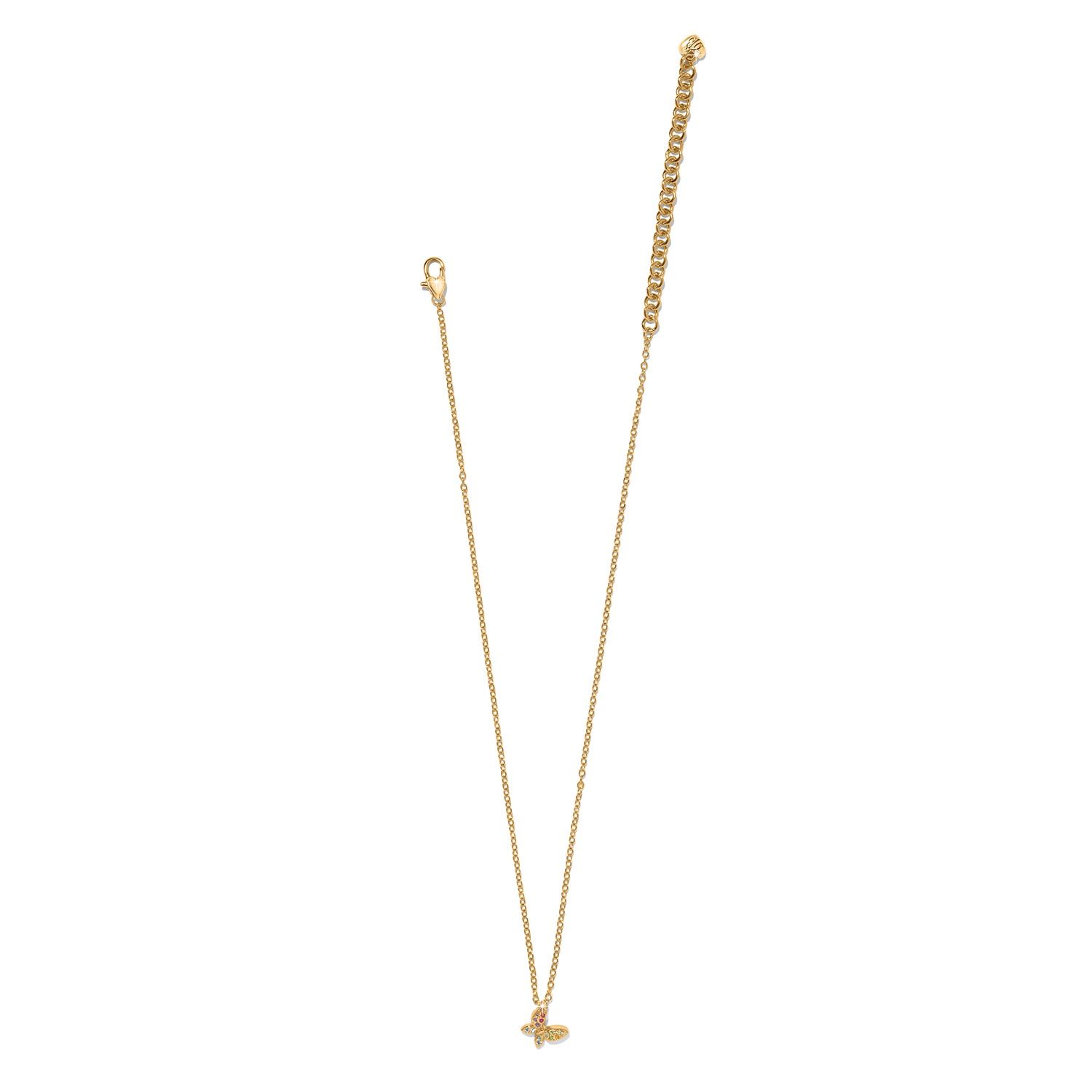 Brighton Enchanting Gem Butterfly Necklace, Color: Gold/Multi