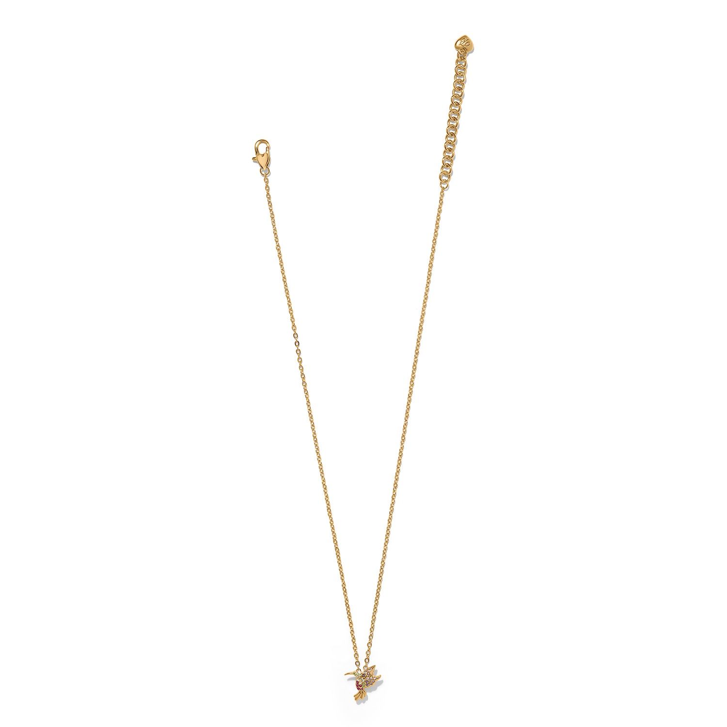 Brighton Enchanting Gem Hummingbird Necklace, Color: Gold/Multi