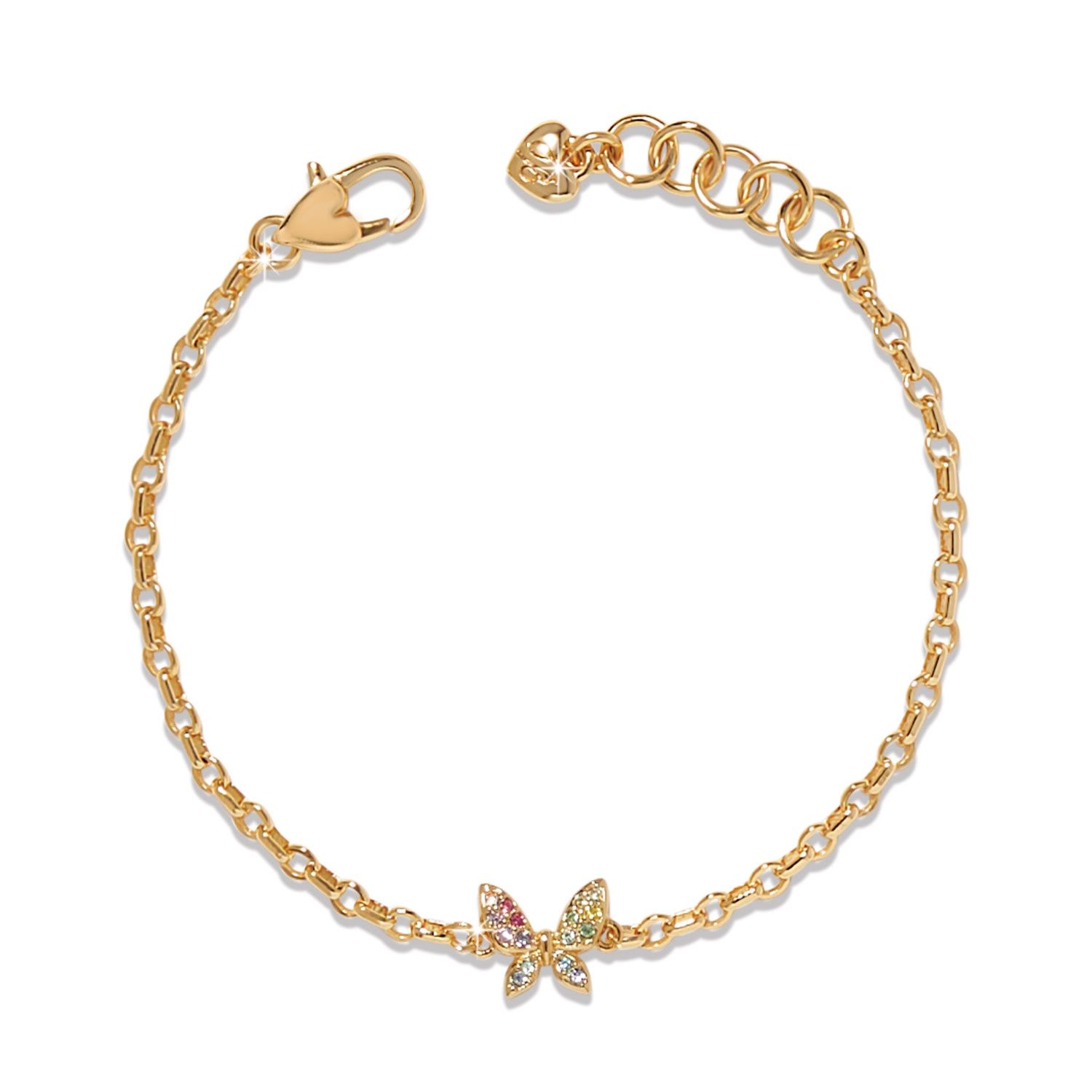 Brighton Enchanting Gem Butterfly Bracelet, Color: Gold/Multi