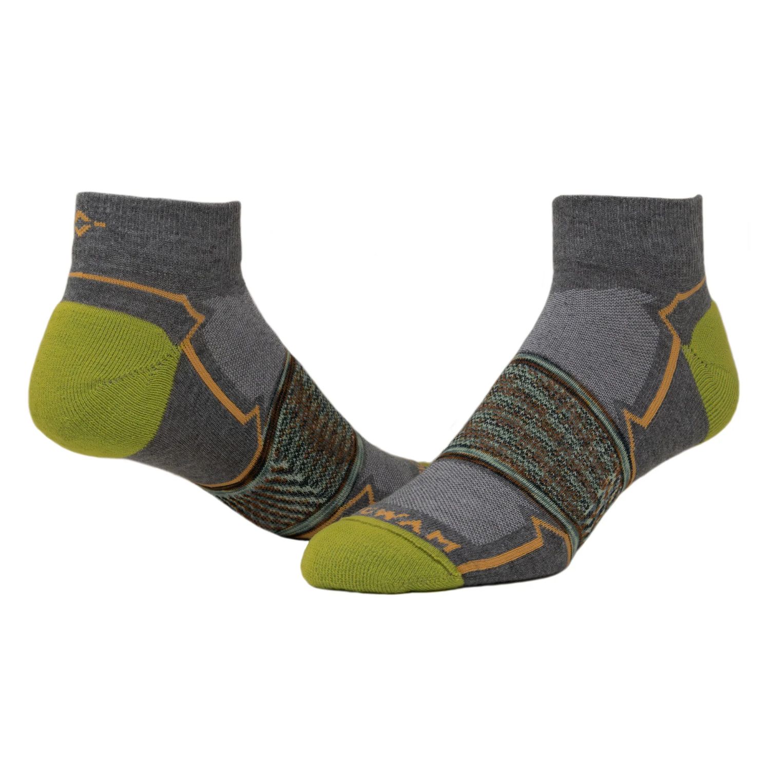 Wigwam Phantom Quarter Lightweight Socks, Color: Pewter, Size: Medium