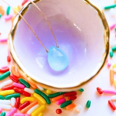 SoulKu Chalcedony Luxe Necklace for Happy Birthday