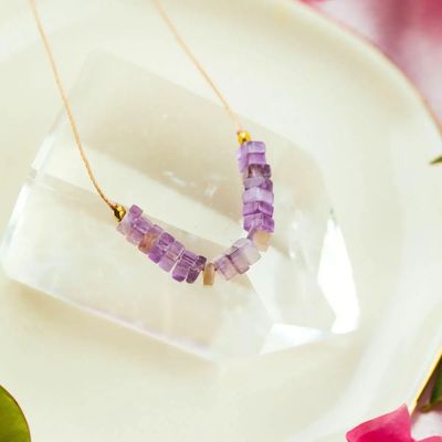 SoulKu Amethyst Becoming Necklace for Fearless