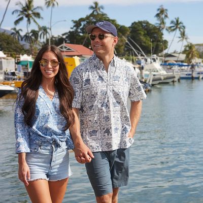 Reyn Spooner Lahaina Sailor - Button Front Men's Shirt