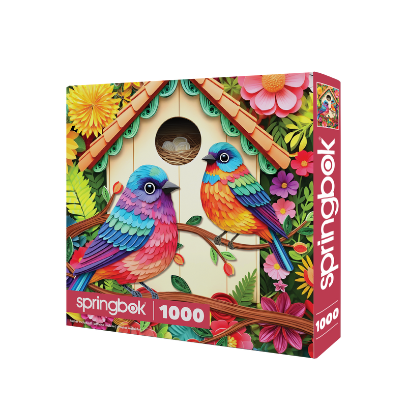 Springbok Puzzle - Blooming Birds 1000 Piece