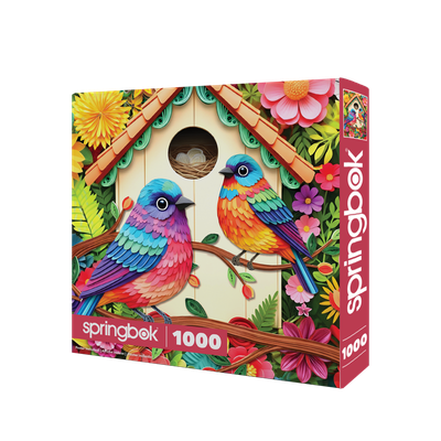 Springbok Puzzle - Blooming Birds 1000 Piece