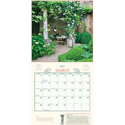 Workman Wall Calendar - Secret Garden