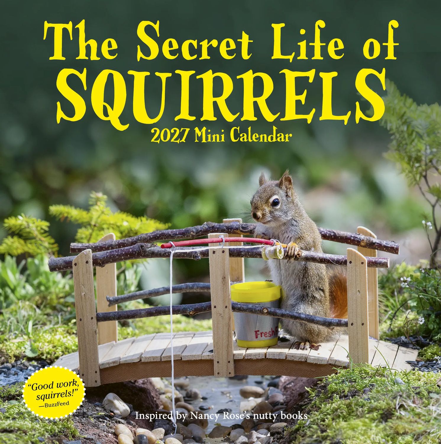 Workman Mini Wall Calendar - Secret Life of Squirrels