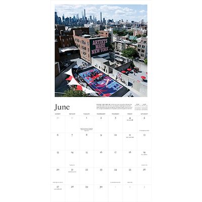 Workman Wall Calendar - Tennis Court
