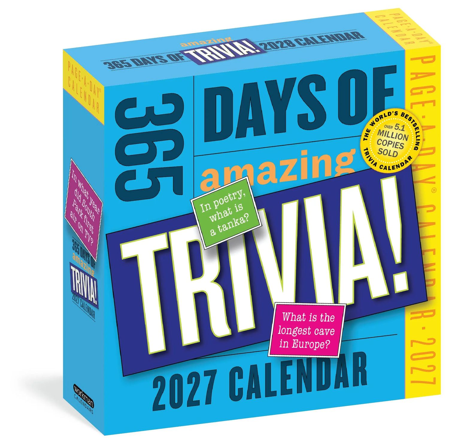 Workman Page-A-Day Calendar - 365 Days of Amazing Trivia