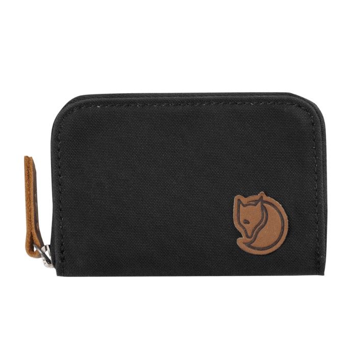 Fjallraven Zip Card Holder Wallet, Color: Dark Grey