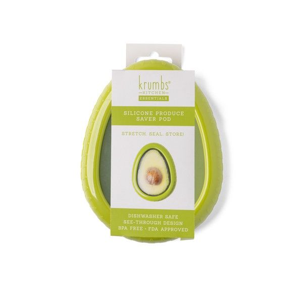 Krumbs Silicone Produce Saver Pod, Type: Avocado