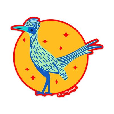 Squidly Designs Sticker - Roadrunner