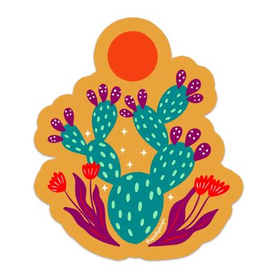 Squidly Designs Sticker - Prickly Pear